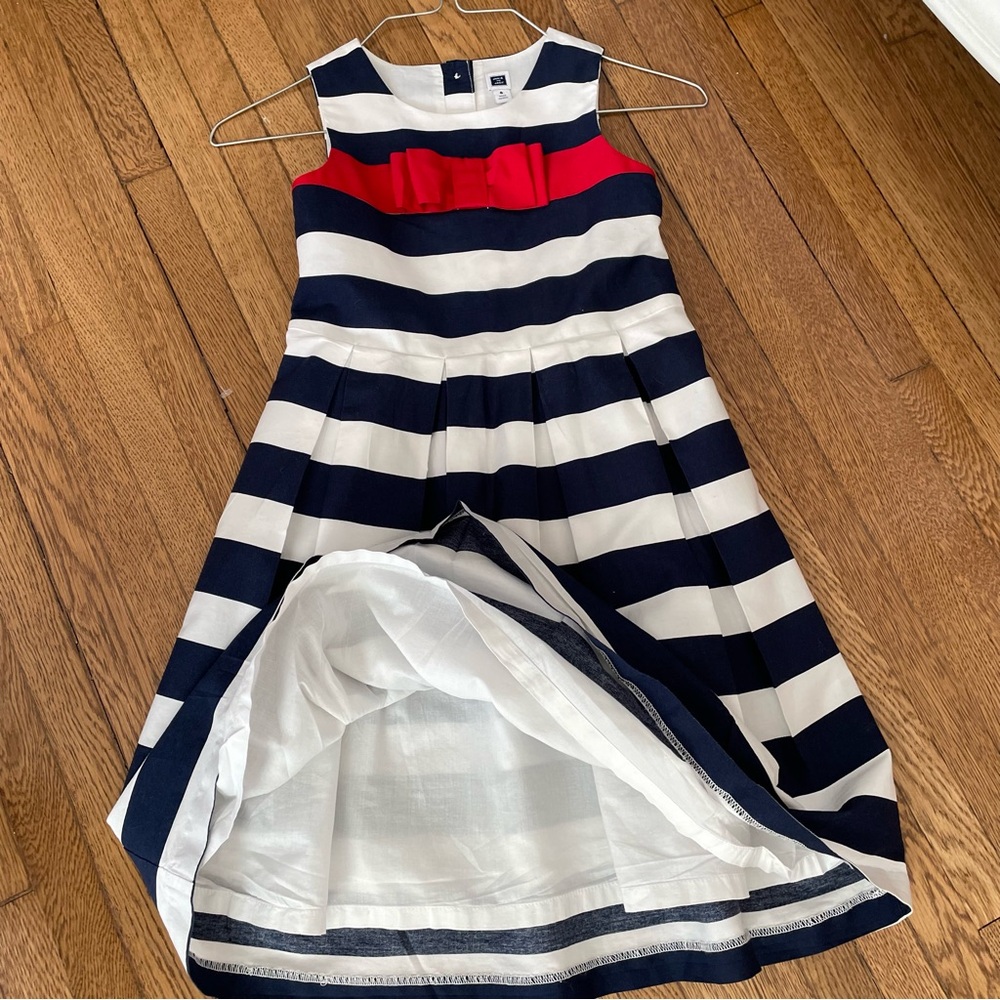 Janie and Jack red white blue dressy dress size 6 sleeveless patriotic 4th - Picture 6 of 6